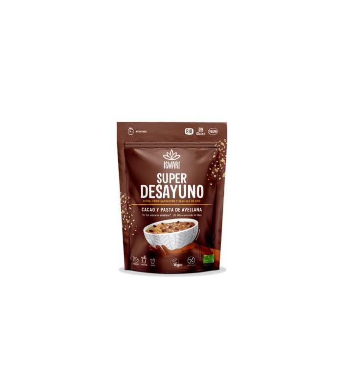 SUPER DESAYUNO cacao y avellanas 360gr. BIO SG VEG