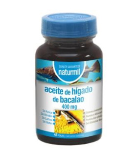 ACEITE DE HIGADO DE BACALAO 400mg. 45perlas