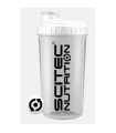 SHAKER 700ML OPAQUE WHITE LID WHITE SCITEC