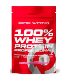 100% WHEY PROTEIN PROF. 1000G FRESA-CHOCO BL.