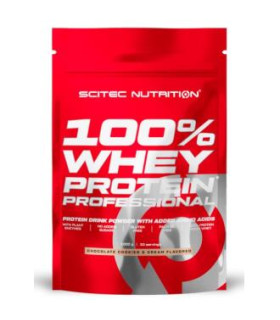 100% WHEY PROTEIN PROF. 1000G CHOCO CR.GALLETA