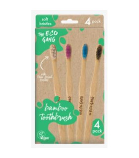 PACK CEPILLO DE DIENTES ADULTO SUAVE surtido 4ud