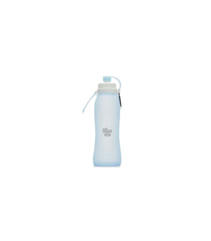 BOTELLA SILICONA PLEGABLE azul 500ml BBO17.500.AZ