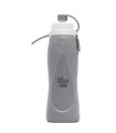 BOTELLA SILICONA PLEGABLE gris 500ml. BBO17.500.GR