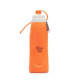BOTELLA SILICONA PLEGABLE naranja 500m BBO17.500.N