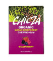 CHICLE ORGANICO sabor frutas del bosque 8udsx30gr