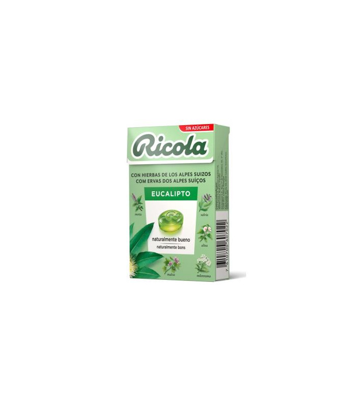 RICOLA CARAMELOS eucaliptus 50gr. S/A