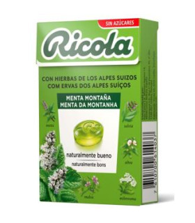 RICOLA CARAMELOS menta montaña 50gr. S/A