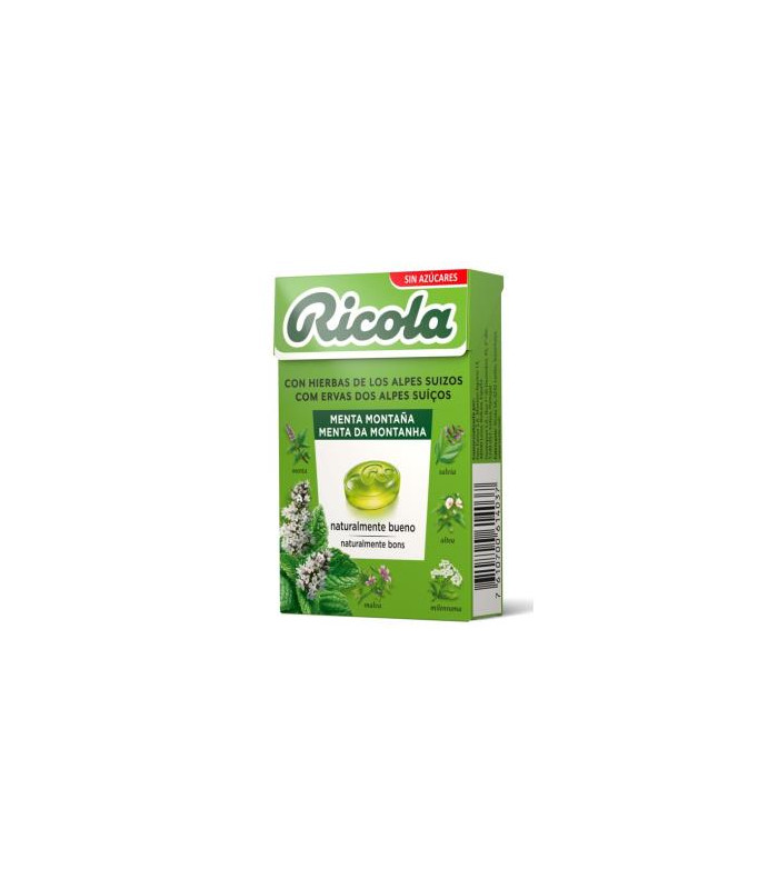 RICOLA CARAMELOS menta montaña 50gr. S/A