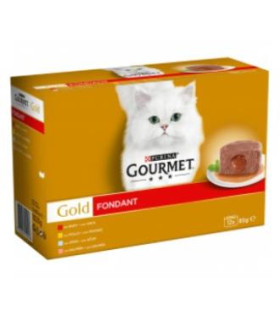 GOURMET GOLD FONDANT BUEY ATUN SALMON 12X85gr.