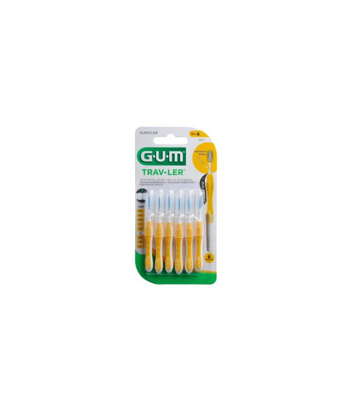 CEPILLO INTERDENTAL TRAV-LER 1,3mm 3un amarillo