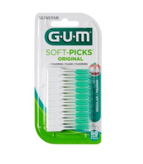 CEPILLO INTERDENTAL SOFT PICKS regular 80un verde