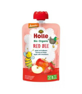 SMOOTHIE RED BEE manzana-fresa 8meses 100g DEMETER