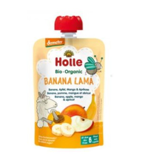 SMOOTHIE BANANA LAMA platano 6meses 100gr. DEMETER