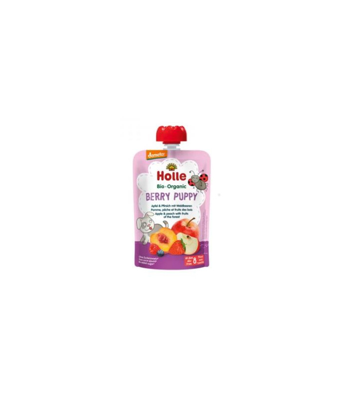 SMOOTHIE BERRY PUPPY manzana-melocoton 8meses 100g