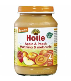 POTITO MANZANA Y MELOCOTON 5meses 190g DEMETER