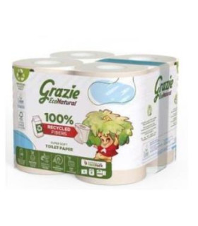 PAPEL HIGIENICO DOBLE CAPA  8 rollos BIO