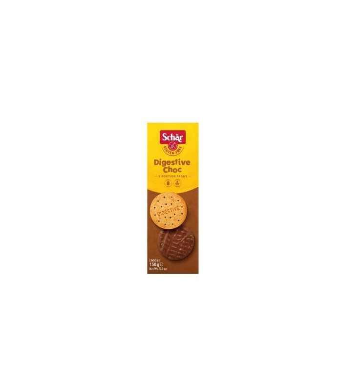 GALLETAS DIGESTIVE choco 150gr. SG