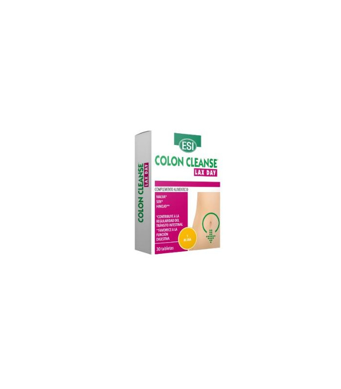 COLON CLEANSE aloe vera caja rosa LAX DAY 30comp