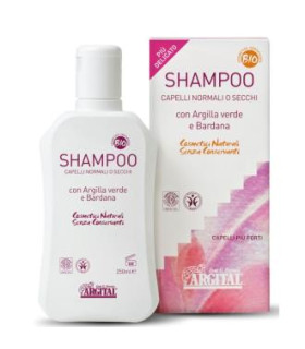 CHAMPU ARCILLA ENEBRO Y BARDANA cabello seco 250ml
