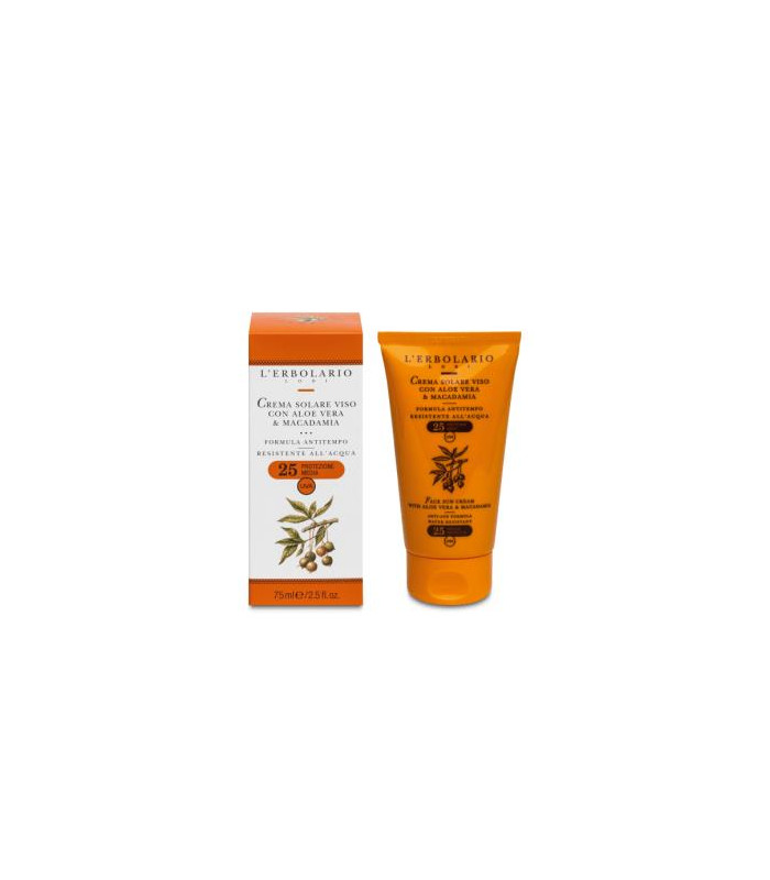 SOLAR crema facial aloe y macadamia 75ml.