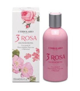 3 ROSAS gel de baño 250ml.