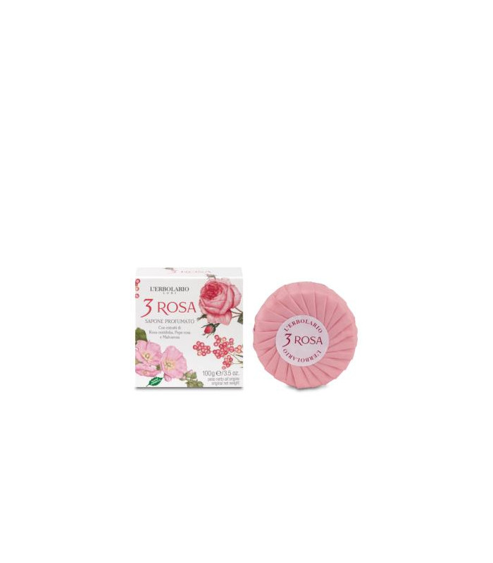 3 ROSAS jabon pastilla 100gr