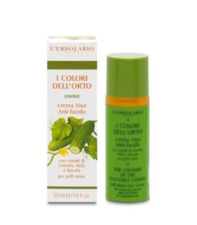 COLORES DEL HUERTO crema facial anti brillo 50ml.