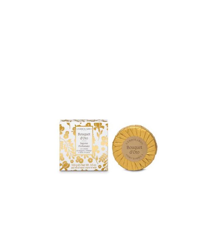 BOUQUET DE ORO jabon perfumado pastilla 100gr.