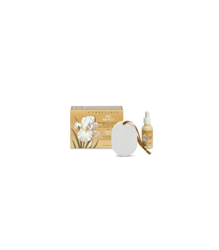 IRIS BLANCO medallon ceramica perfumado 30 ml.