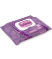 TOALLITAS DE GATO ORGANIC MAUVE 40un