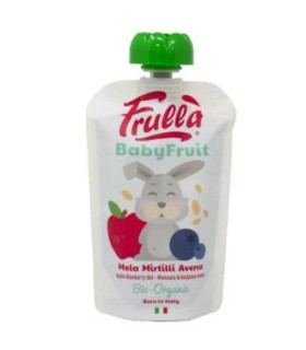 BABY PURE DE MANZANA ARANDANOS Y AVENA 10 uds x 100 gr BIO