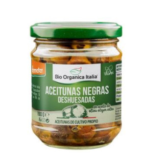 ACEITUNA NEGRA deshuesada 190 gr BIO