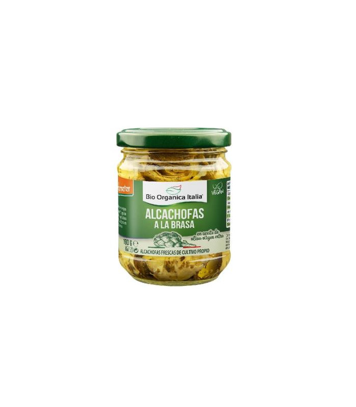 ALCACHOFAS A LA BRASA en aceite 190gr. DEMETER