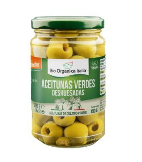 ACEITUNA VERDE deshuesada 280  gr BIO