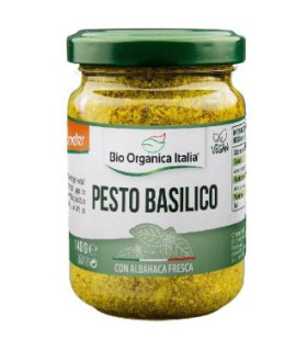 PESTO BASILICO 140gr. DEMETER VEGAN