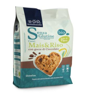 GALLETA MAIZ ARROZ CHIPS CHOCO 250gr BIO SG