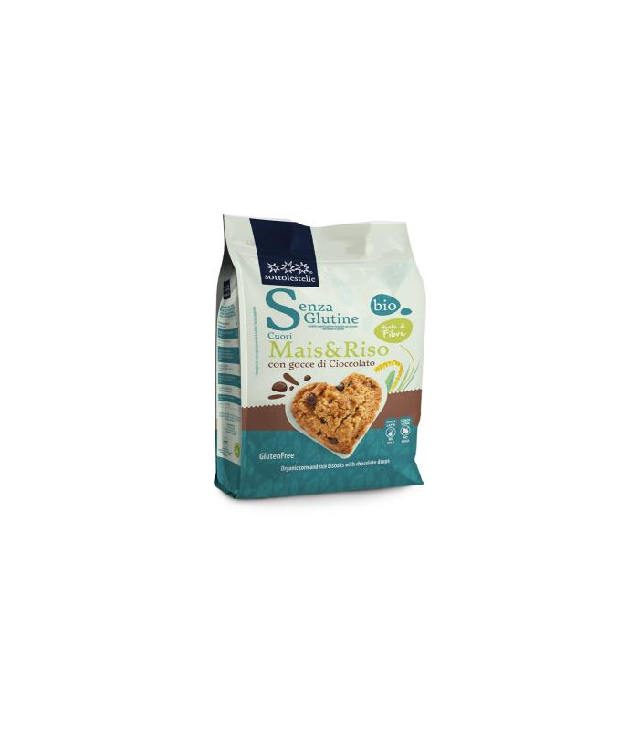 GALLETA MAIZ ARROZ CHIPS CHOCO 250gr BIO SG