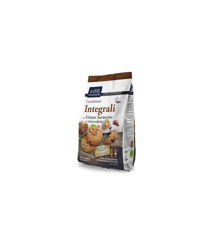 GALLETA TRIGO SARRACENO CHIPS CHOCO integral 300 gr BIO