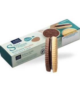 GALLETA BIOTWINS DOBLE CREMA CACAO 125 gr BIO SG