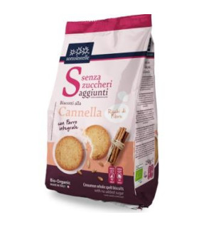 GALLETAS TRIGO ESPELTA CANELA sin azucar 250 gr BIO