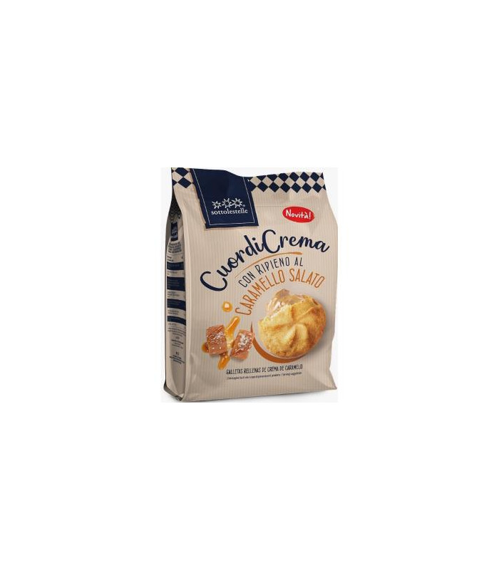 GALLETA RELLENA CREMA CARAMELO 200 gr BIO