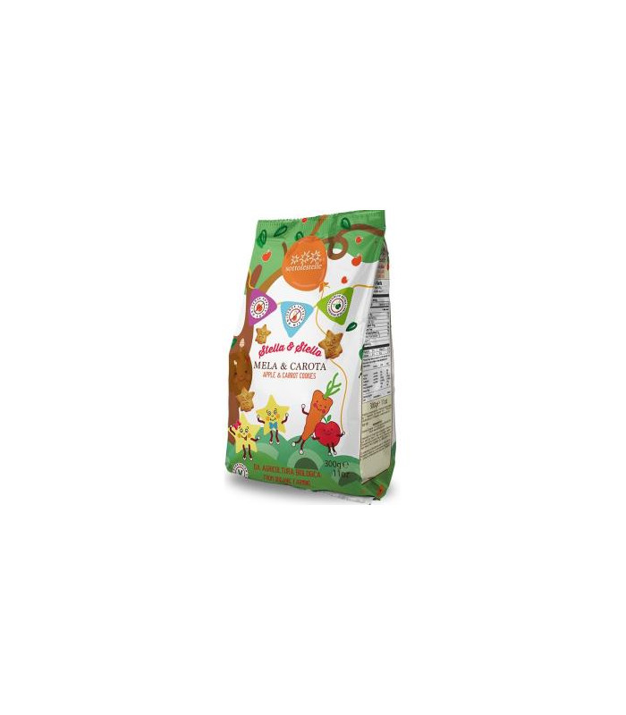 GALLETA MANZANA ZANAHORIA STELLA STELLO 300 gr BIO