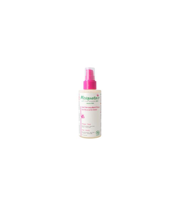 ROSA MOSQUETA gel limpiador cara-ojos 150ml. BIO