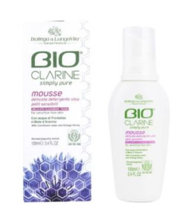 BIO CLARINE mousse limpiador suave 100ml.