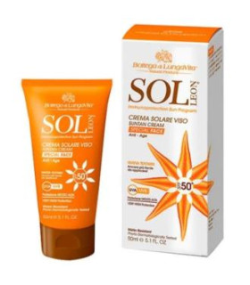 SOL LEON crema facial solar SPF 50 alta prot. 50ml