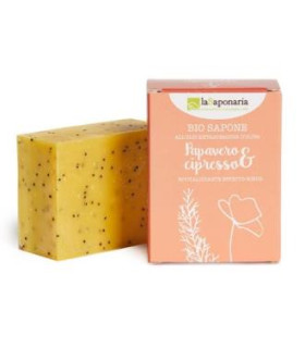 JABON EN PASTILLA amapola y cipres 100gr.