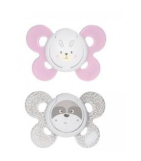 CHUPETE SILICONA PHYSIO COMFORT 0 - 6 M NIÑA 2 U