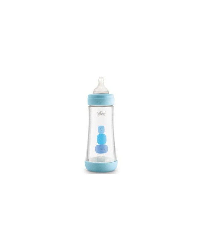 BIBERON PERFECT5 4 M 300 ML SIL azul