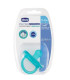 CHUPETE PHYSIO SOFT todo silicona 0-6m 1un azul